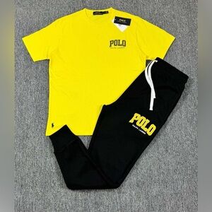 Polo by Ralph Lauren Yellow and Black Set